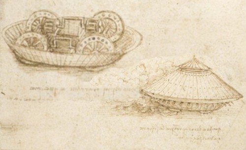 A sketch from Leonardo da Vinci