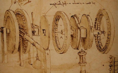 A sketch from Leonardo da Vinci