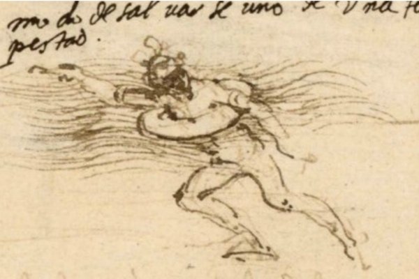 A sketch from Leonardo da Vinci